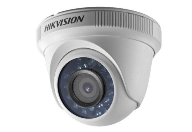 3. CCTV merek HikVision  Dome Multi HD2MP dengan Tipe DS-2CE56D0T-IRPF